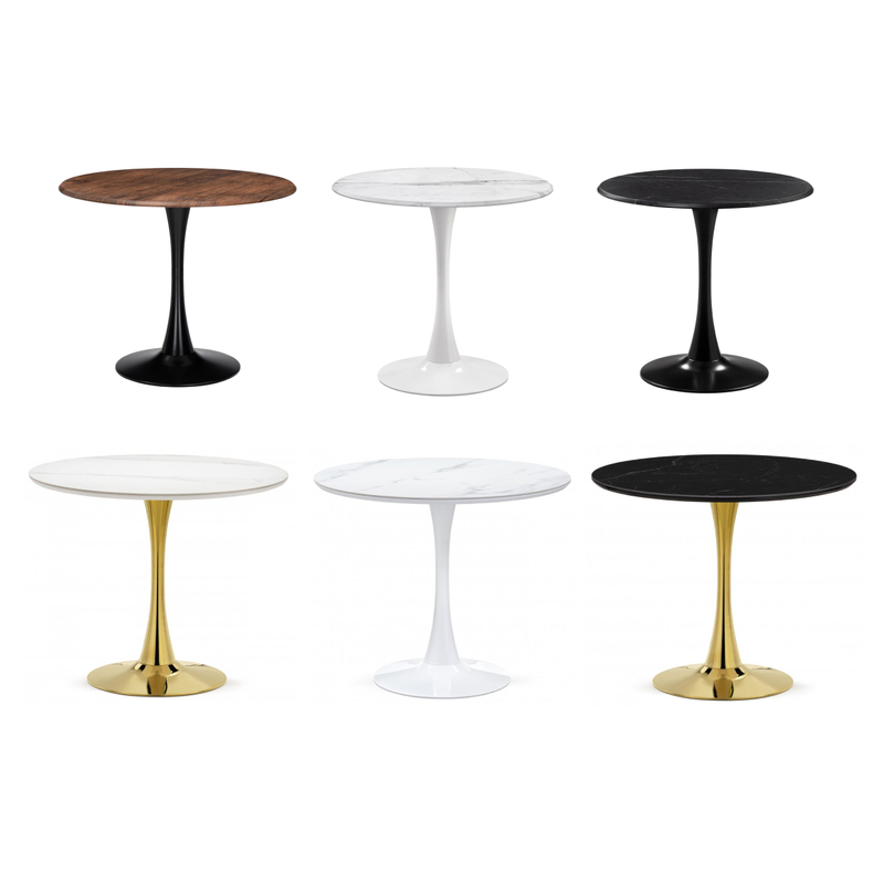 Стол деревянный, Тулип 90х73 дуб вотан / белый