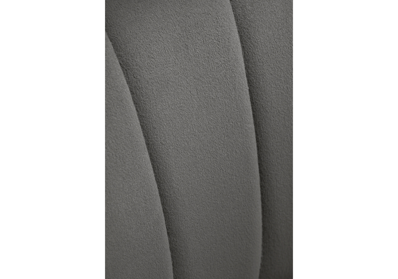 Стул на металлокаркасе, Kamelia 1 dark gray / gold