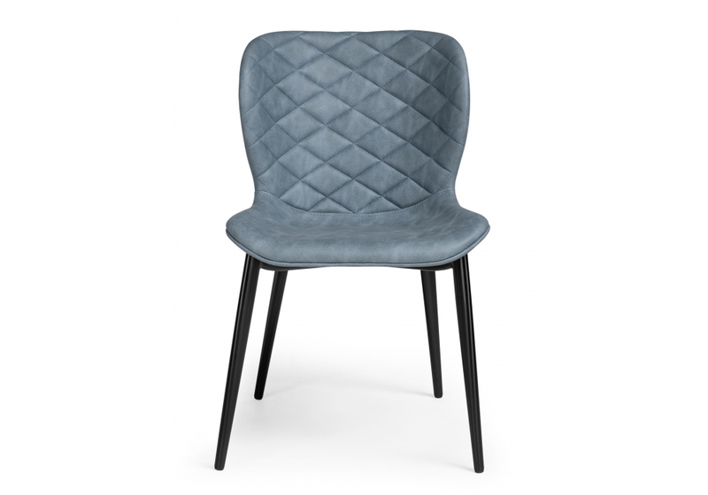 Стул на металлокаркасе, Катабучи ткань kiprus 11 / черный глянец