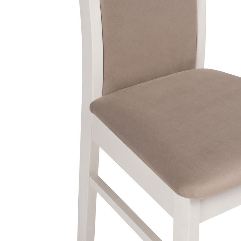 Стул деревянный, Амиата бежевый / молочный