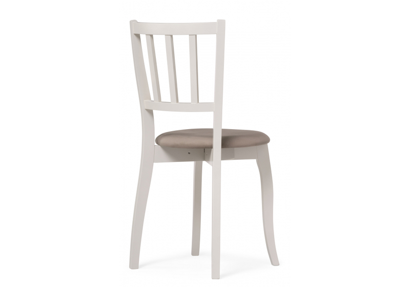 Стул деревянный, Айра бежевый / молочный