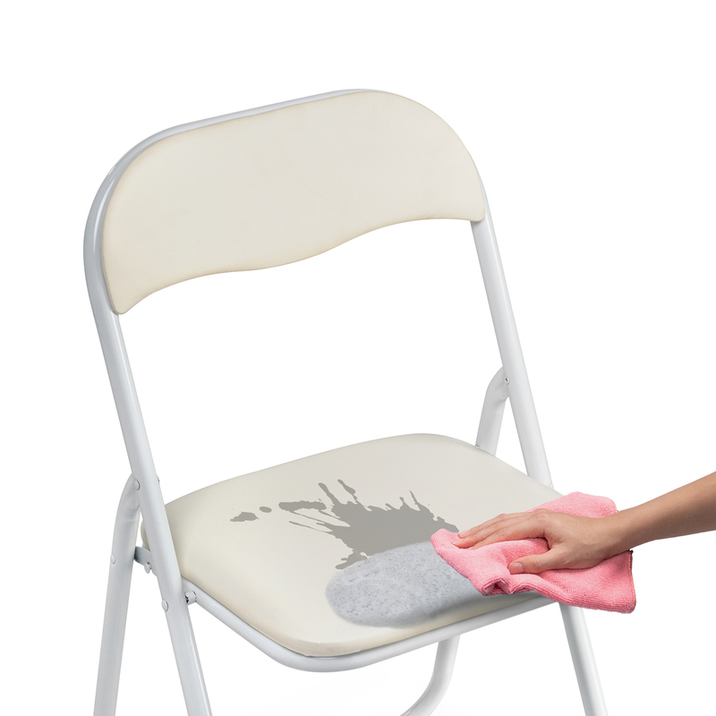 Стул на металлокаркасе, Fold 1 складной beige / white