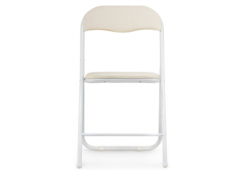 Стул на металлокаркасе, Fold 1 складной beige / white