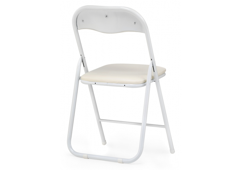 Стул на металлокаркасе, Fold 1 складной beige / white