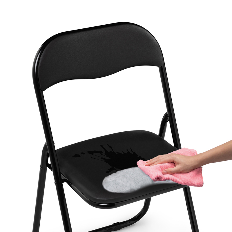 Стул на металлокаркасе, Fold 1 складной black / black