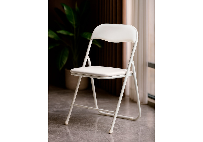 Стул на металлокаркасе, Fold 1 складной white / white