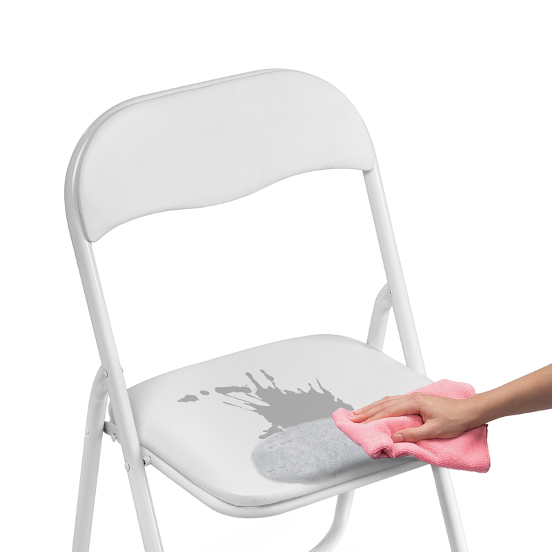 Стул на металлокаркасе, Fold 1 складной white / white