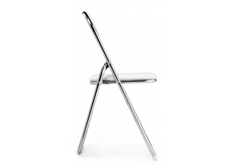 Стул на металлокаркасе, Fold 1 складной white / chrome