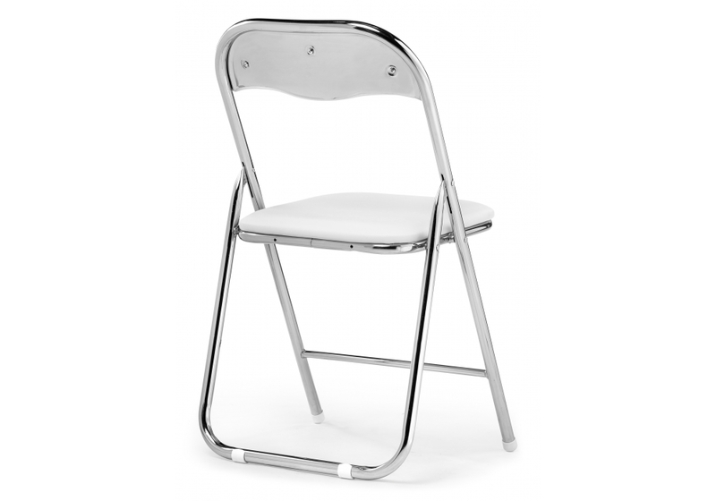Стул на металлокаркасе, Fold 1 складной white / chrome