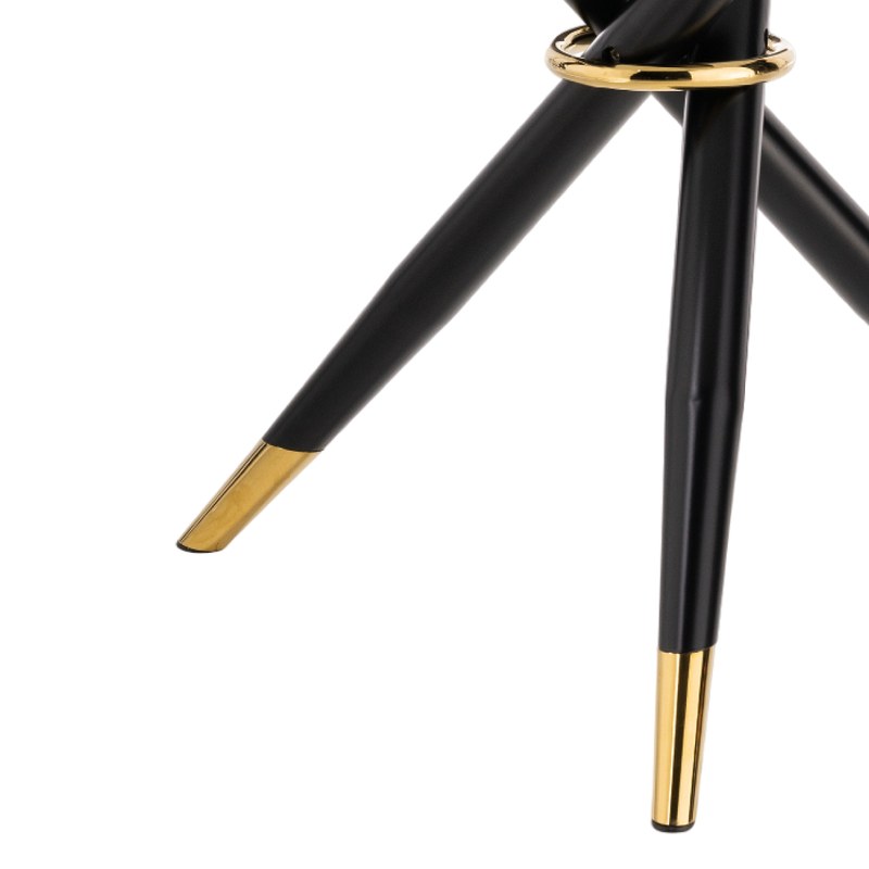 Стол стеклянный, Rock 100х75 white / black