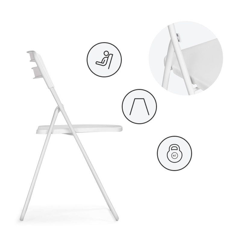 Пластиковый стул, Fold складной white