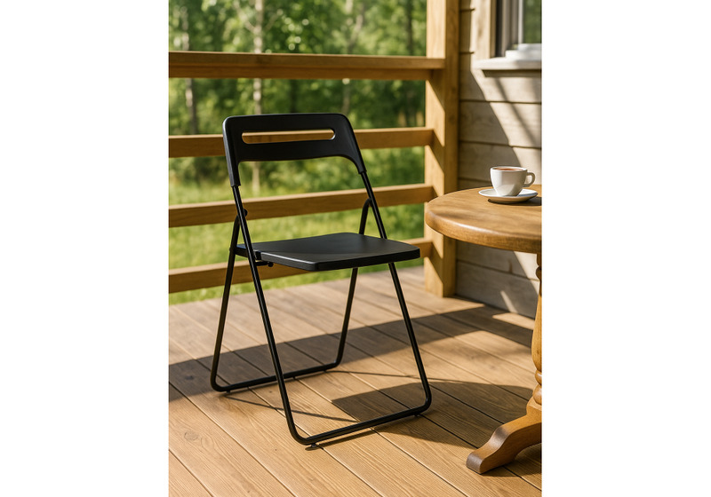 Пластиковый стул, Fold складной black