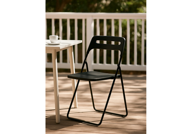 Пластиковый стул, Fold складной black