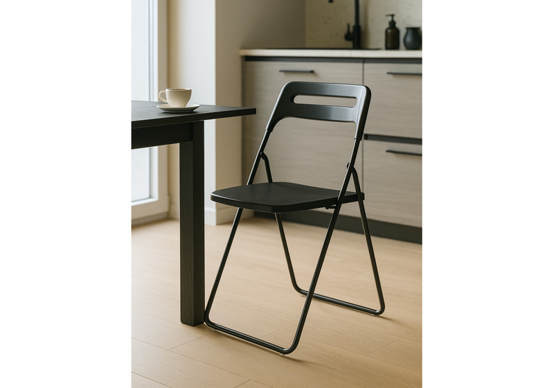 Пластиковый стул, Fold складной black