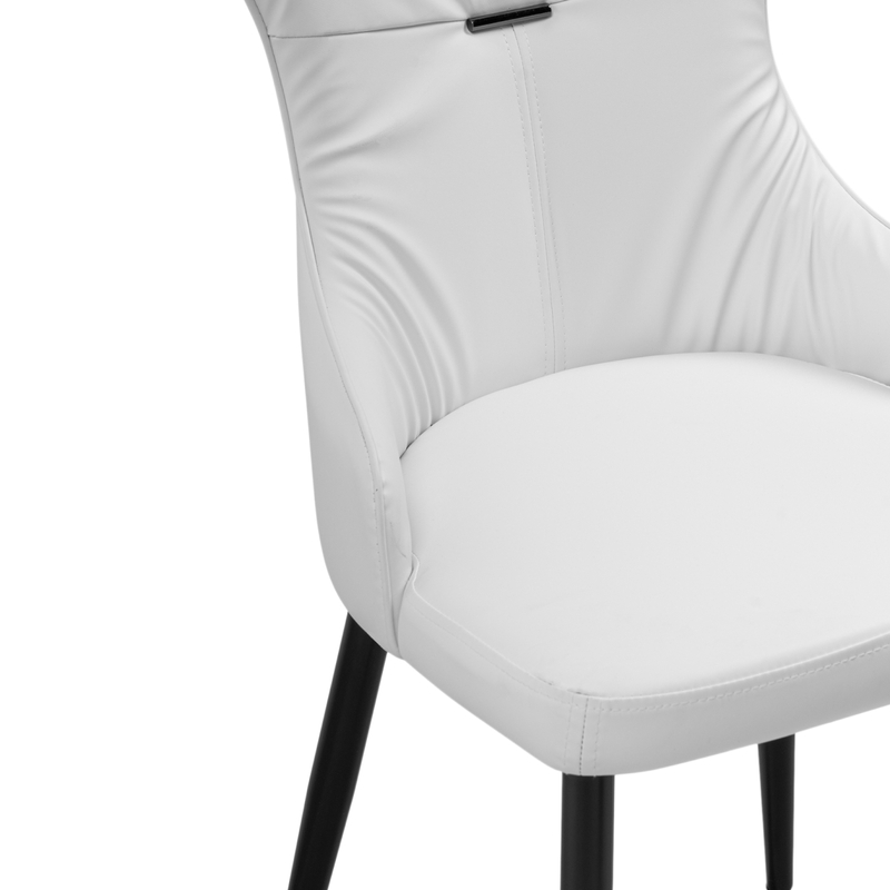 Стул на металлокаркасе, Neli white / black