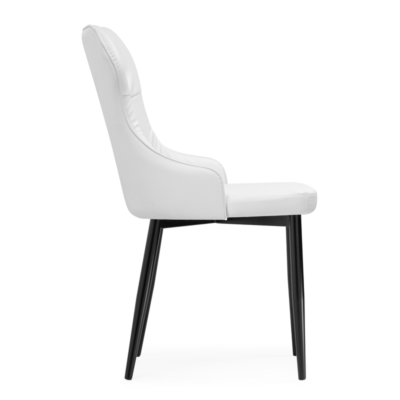 Стул на металлокаркасе, Neli white / black