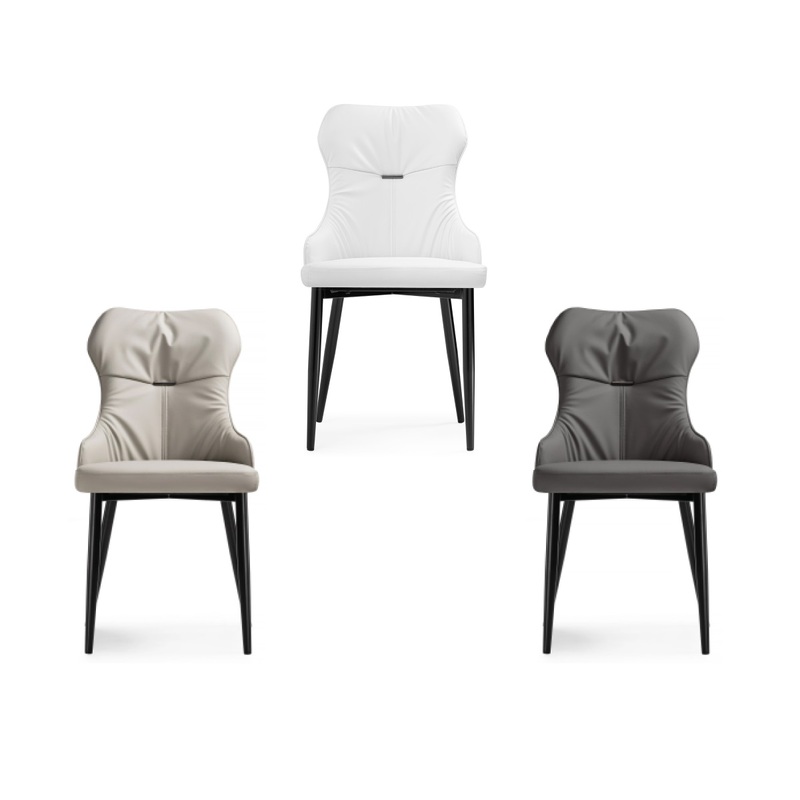 Стул на металлокаркасе, Neli white / black