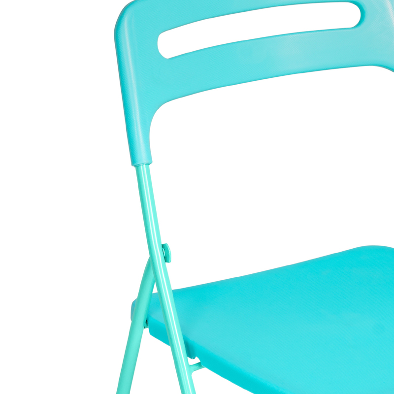 Пластиковый стул, Fold складной blue