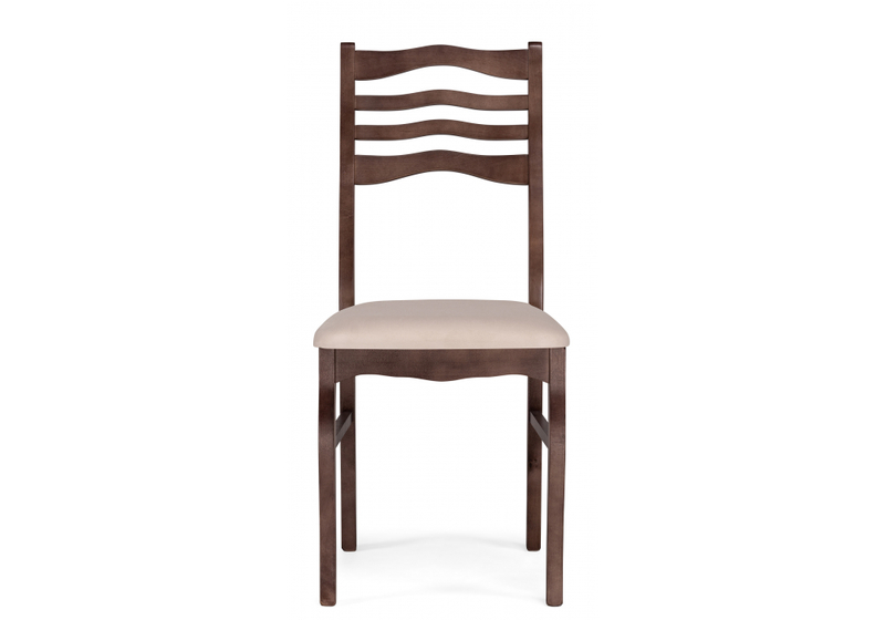 Стул деревянный, Амадиу бежевый / орех