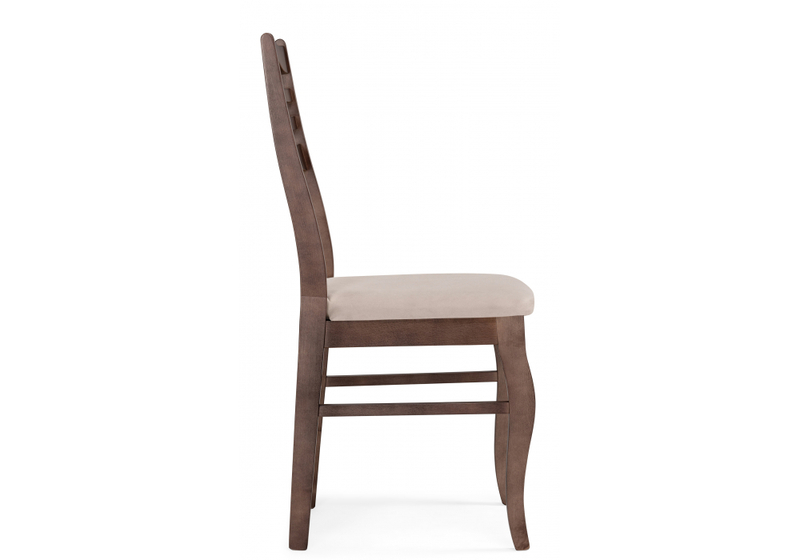 Стул деревянный, Амадиу бежевый / орех