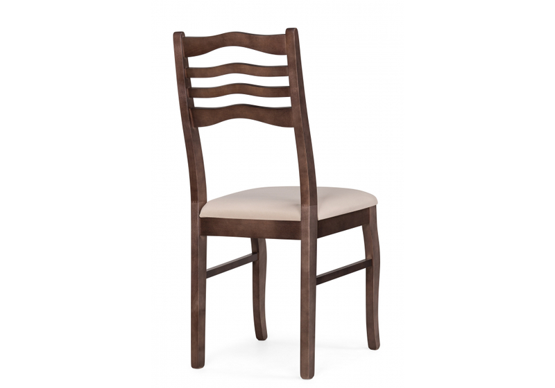 Стул деревянный, Амадиу бежевый / орех