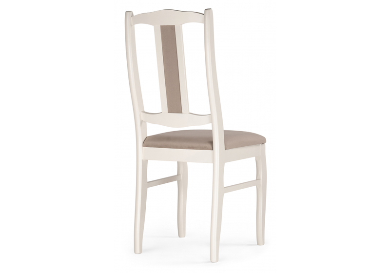 Стул деревянный, Киприан бежевый / молочный