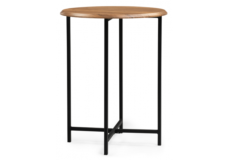 Журнальный стол, Грейс дуб вотан / черный