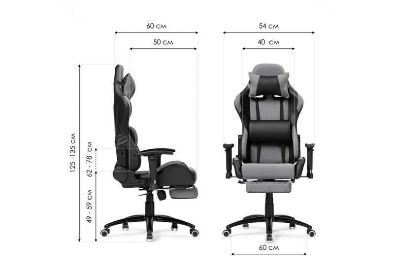 Офисное кресло, Tesor black / gray