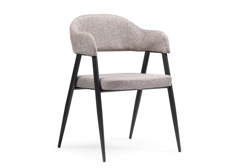 Стул на металлокаркасе, Twin gray / black