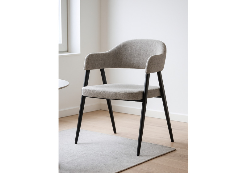 Стул на металлокаркасе, Twin gray / black