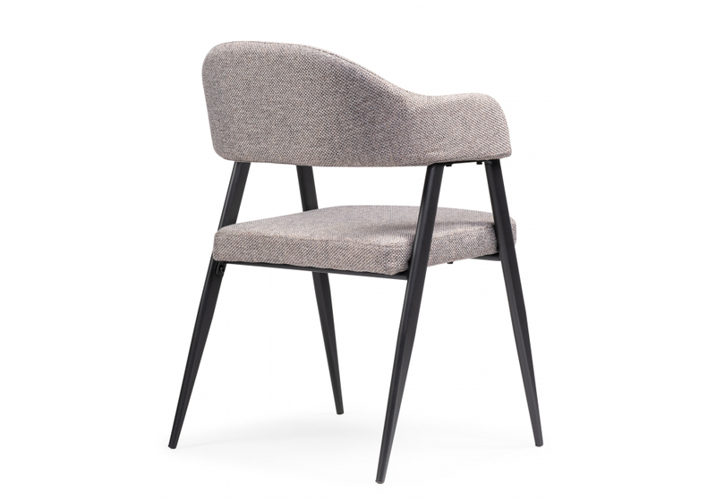 Стул на металлокаркасе, Twin gray / black