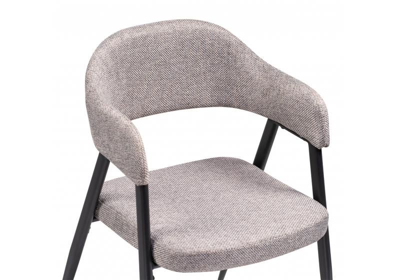 Стул на металлокаркасе, Twin gray / black