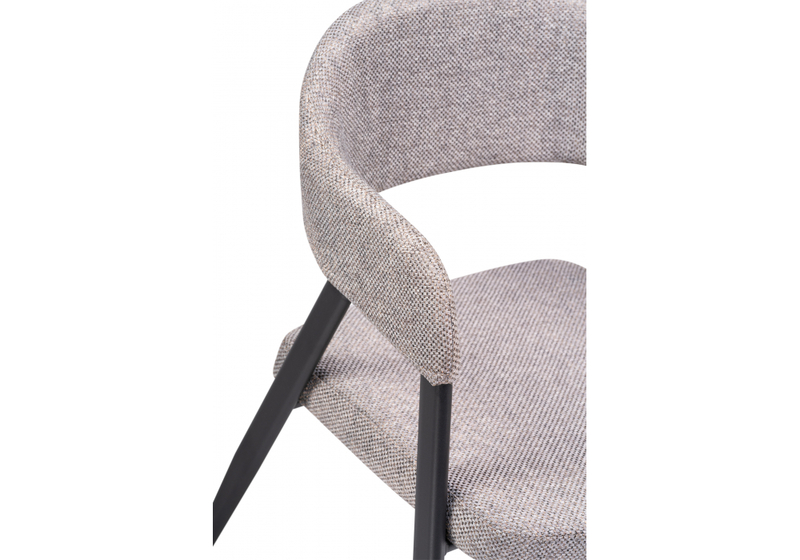Стул на металлокаркасе, Twin gray / black