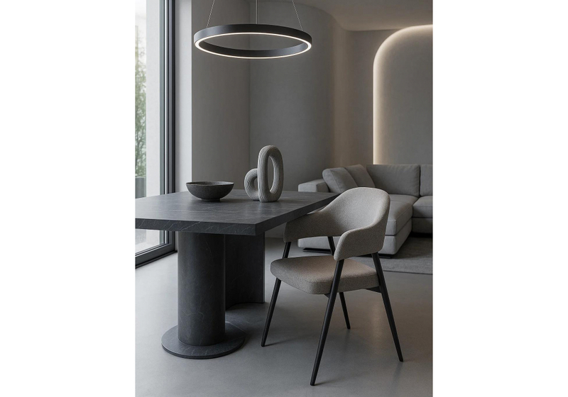 Стул на металлокаркасе, Twin gray / black