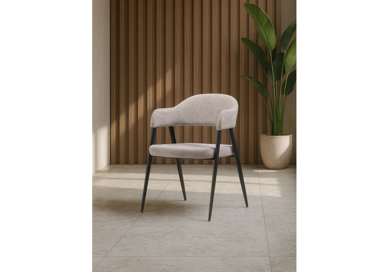 Стул на металлокаркасе, Twin gray / black