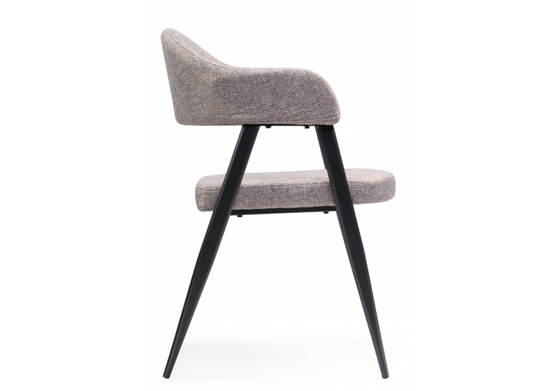 Стул на металлокаркасе, Twin gray / black