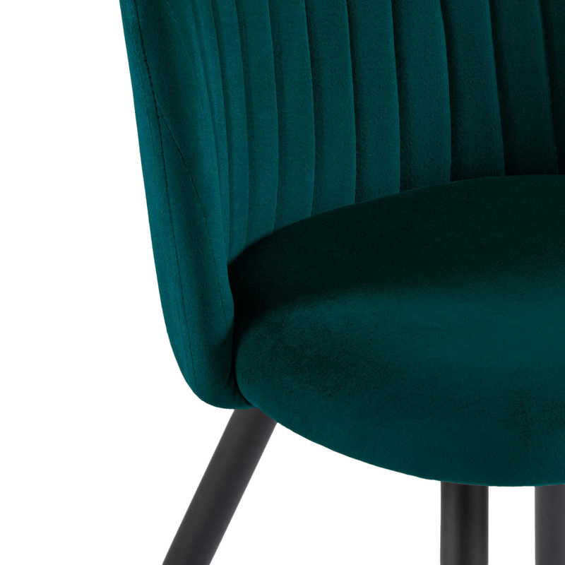 Стул на металлокаркасе, Gabi 1 green / black