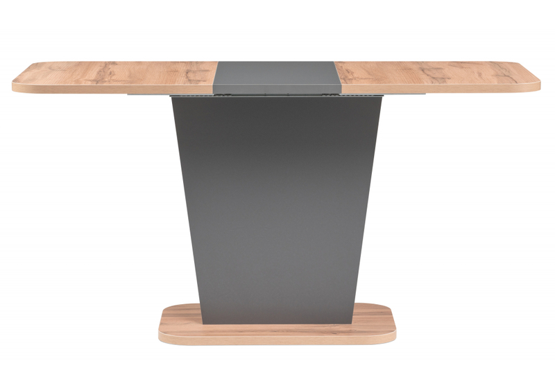 Стол деревянный, Лурвин дуб вотан / графит