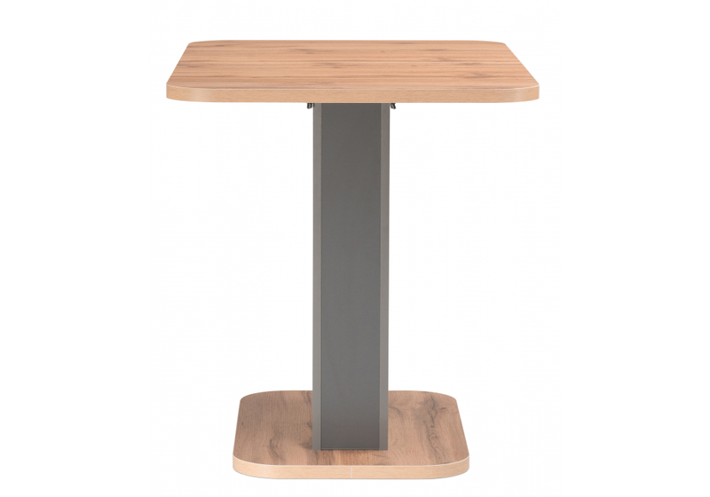 Стол деревянный, Лурвин дуб вотан / графит