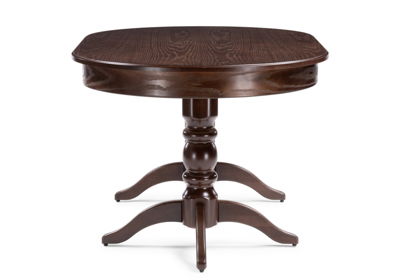 Стол деревянный, Дейвер 160(220)х100 орех темный