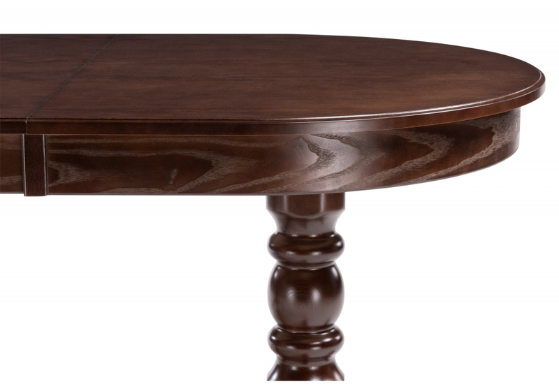 Стол деревянный, Дейвер 160(220)х100 орех темный