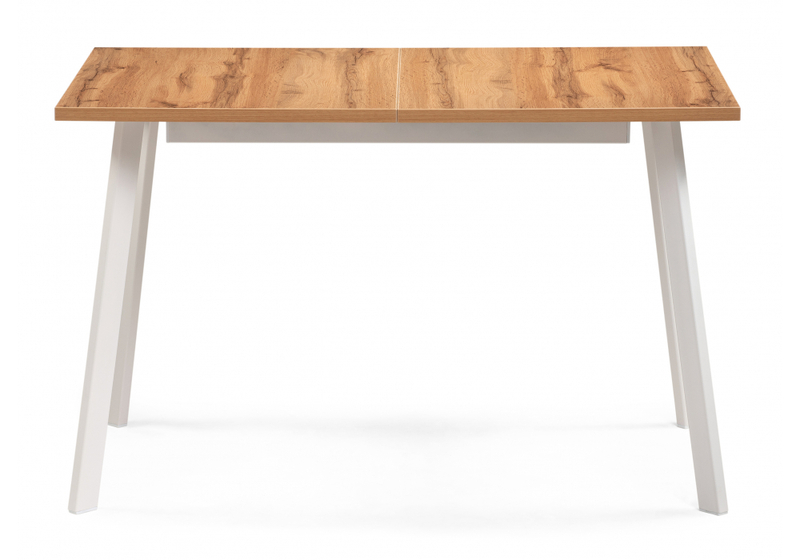 Стол деревянный, Колон Лофт 120(160)х75 дуб крафт золотой / белый матовый