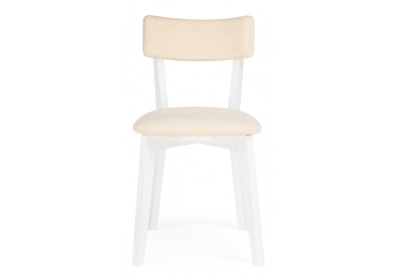 Стул деревянный, Гилмар белый / Тедди 008