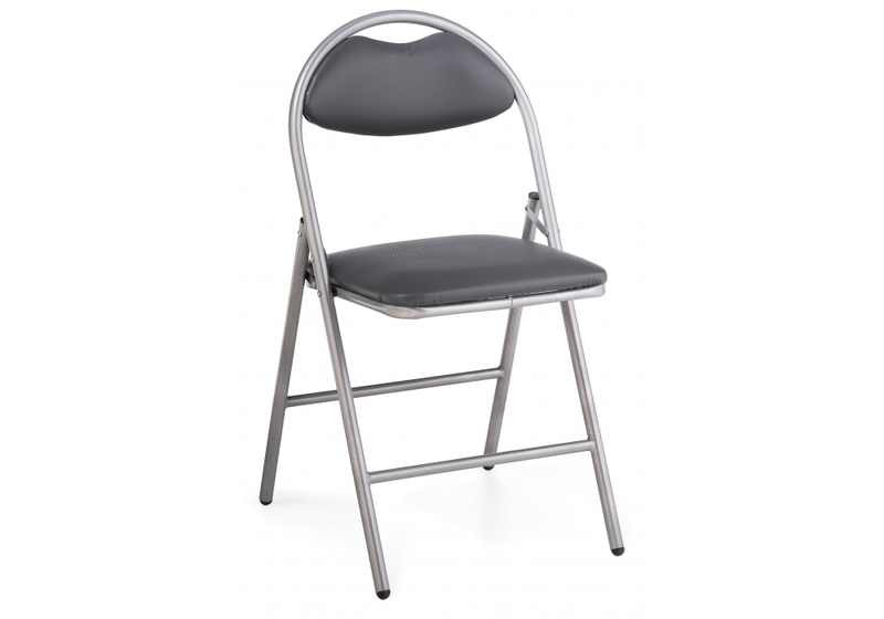 Стул на металлокаркасе, Gikat серый полимер / светлый мусс