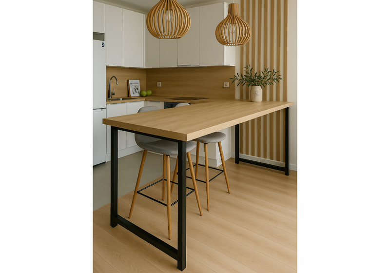 Обеденный стол, Дилан Лофт 120х60х110 дуб вотан