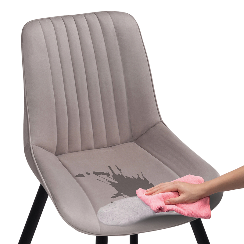 Стул на металлокаркасе, на металлокаркасе Седа К латте / черный