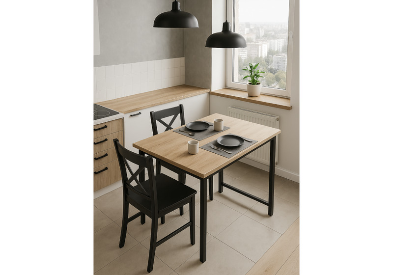 Обеденный стол, Дилан Лофт 120х60х90 дуб вотан