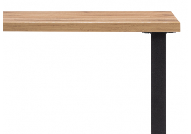 Обеденный стол, Дилан Лофт 120х40х90 дуб крафт золотой