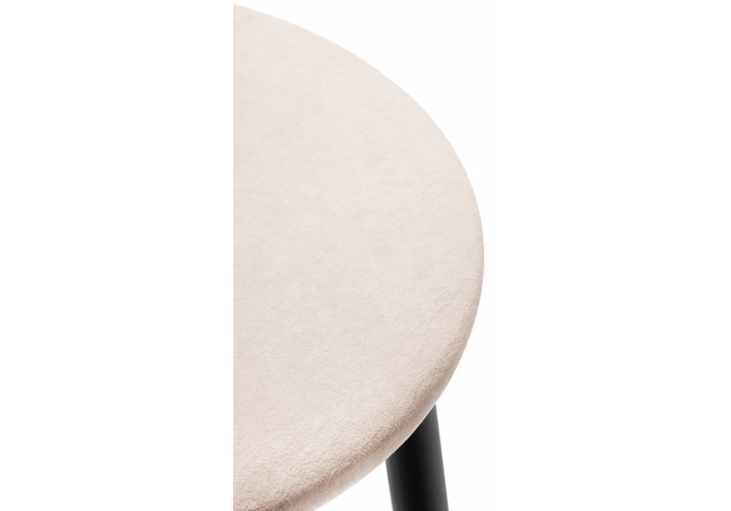 Барный стул, Гангток катания айвори / черный матовый