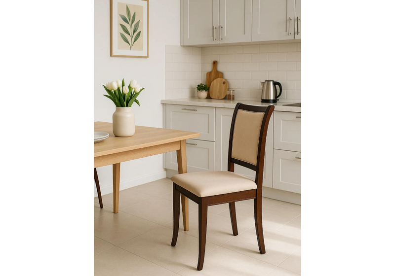 Стул деревянный, Корнелл орех темный / Тедди 008